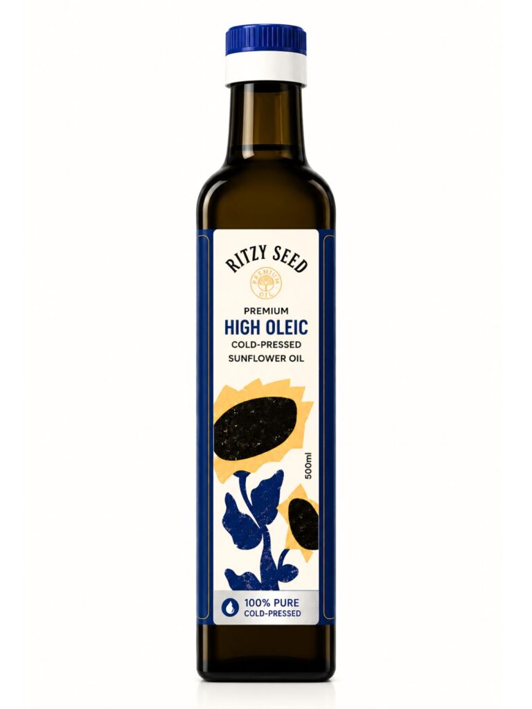 RITZY SEED premium high oleic cold-pressed sunflower oil