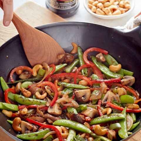 Healthy stir fry using Ritzy Seed oil